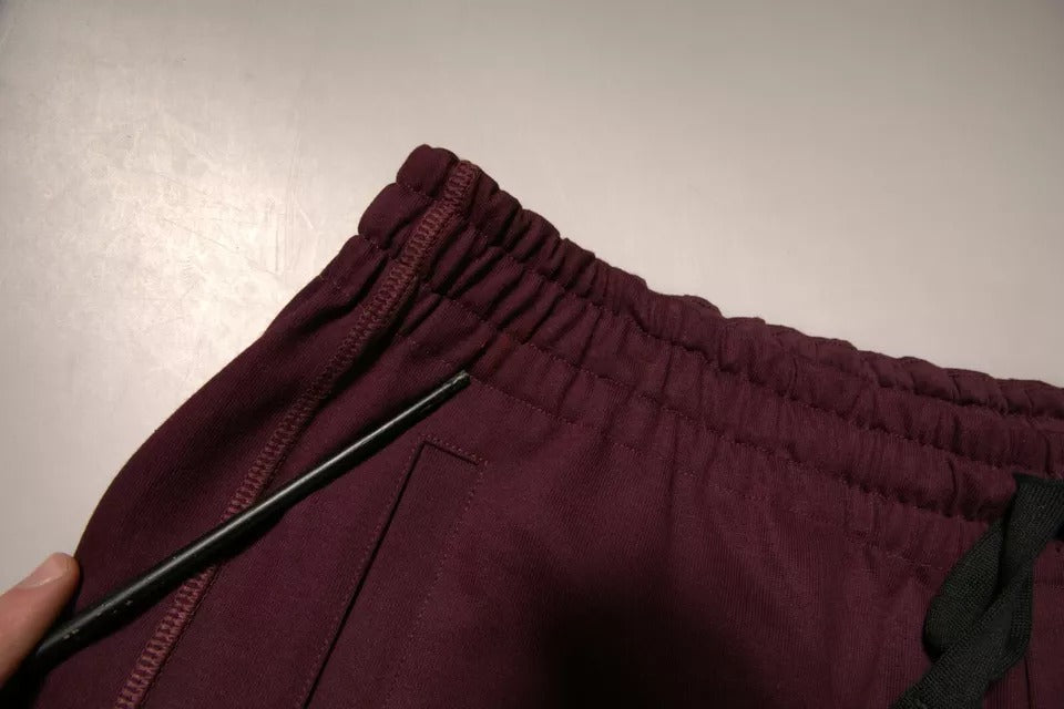 Shorts Bermuda en coton marron taille mi-hauteur de Dolce &amp; Gabbana