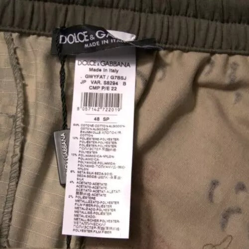 Pantalon de jogging en coton multicolore à motifs patchwork de Dolce &amp; Gabbana