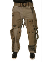 Pantalon cargo de survêtement multicolore et déconstruit de Dolce &amp; Gabbana