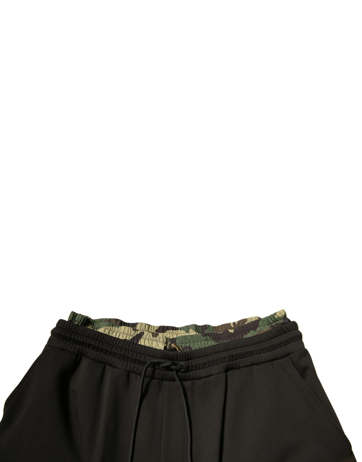Pantalon cargo jogger en coton noir à camouflage de Dolce &amp; Gabbana