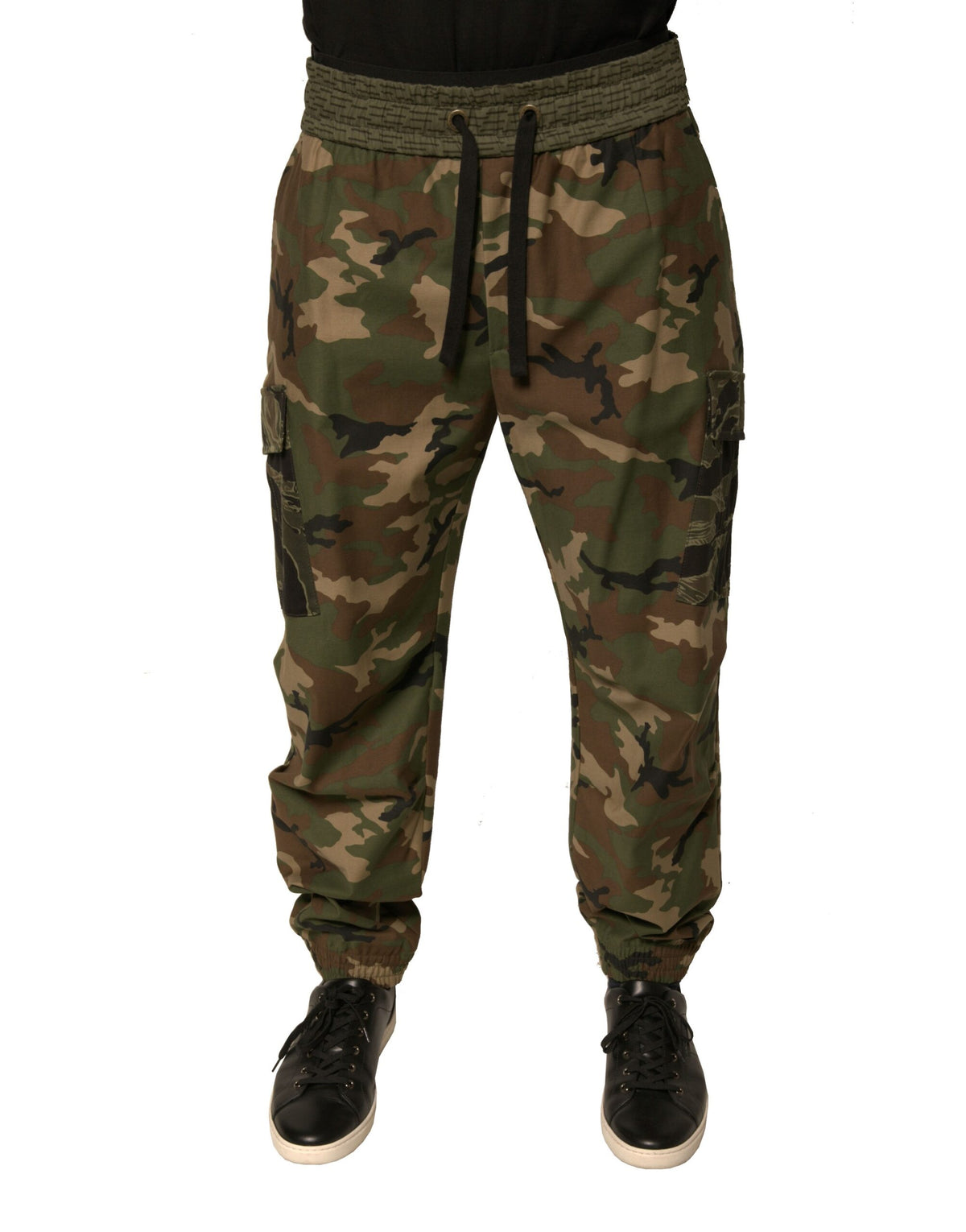 Pantalons de survêtement cargo camouflage multicolore Dolce &amp; Gabbana