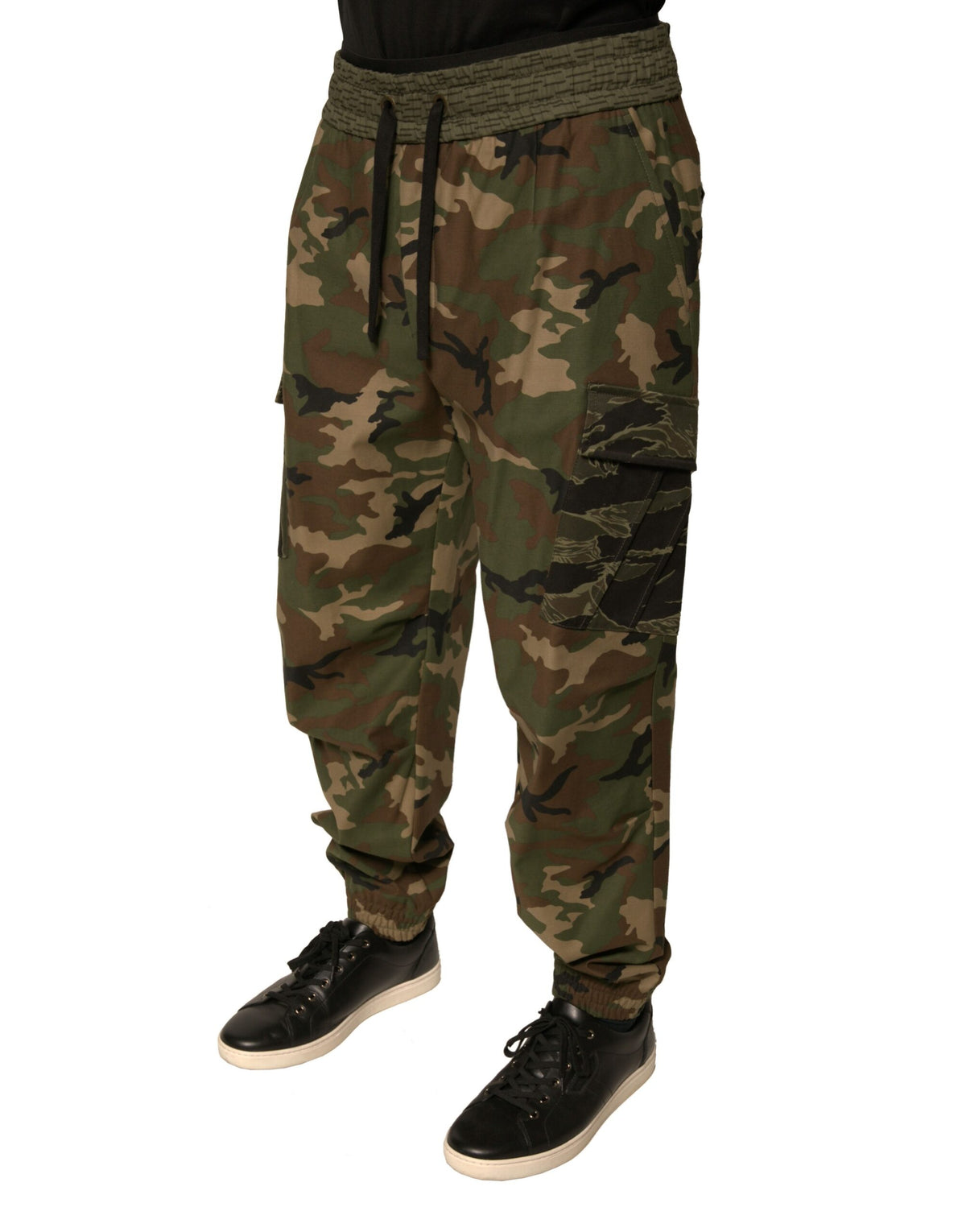 Pantalons de survêtement cargo camouflage multicolore Dolce &amp; Gabbana