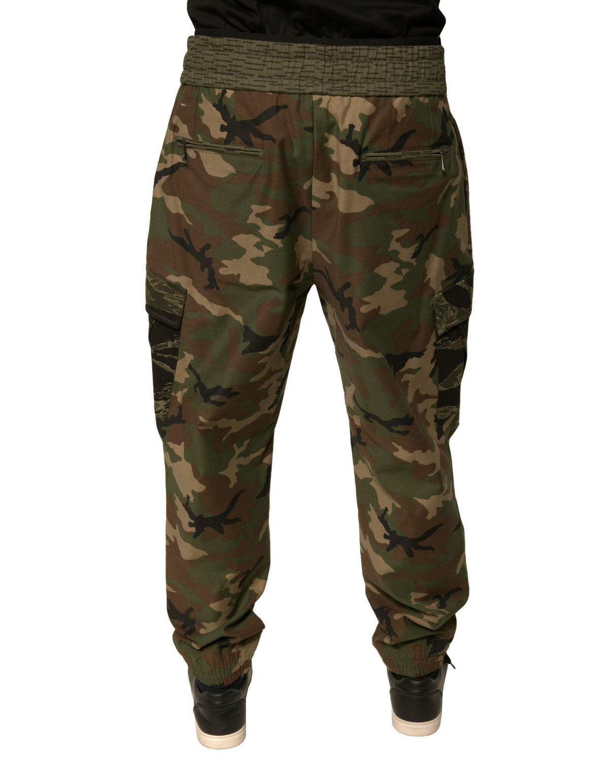 Pantalons de survêtement cargo camouflage multicolore Dolce &amp; Gabbana