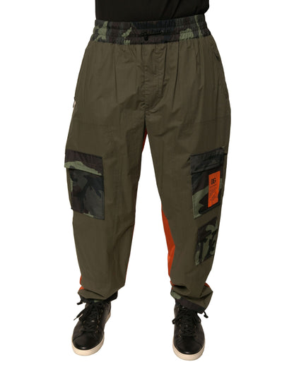 Dolce &amp; Gabbana camouflage joggingbroek met cargozakken in meerdere kleuren