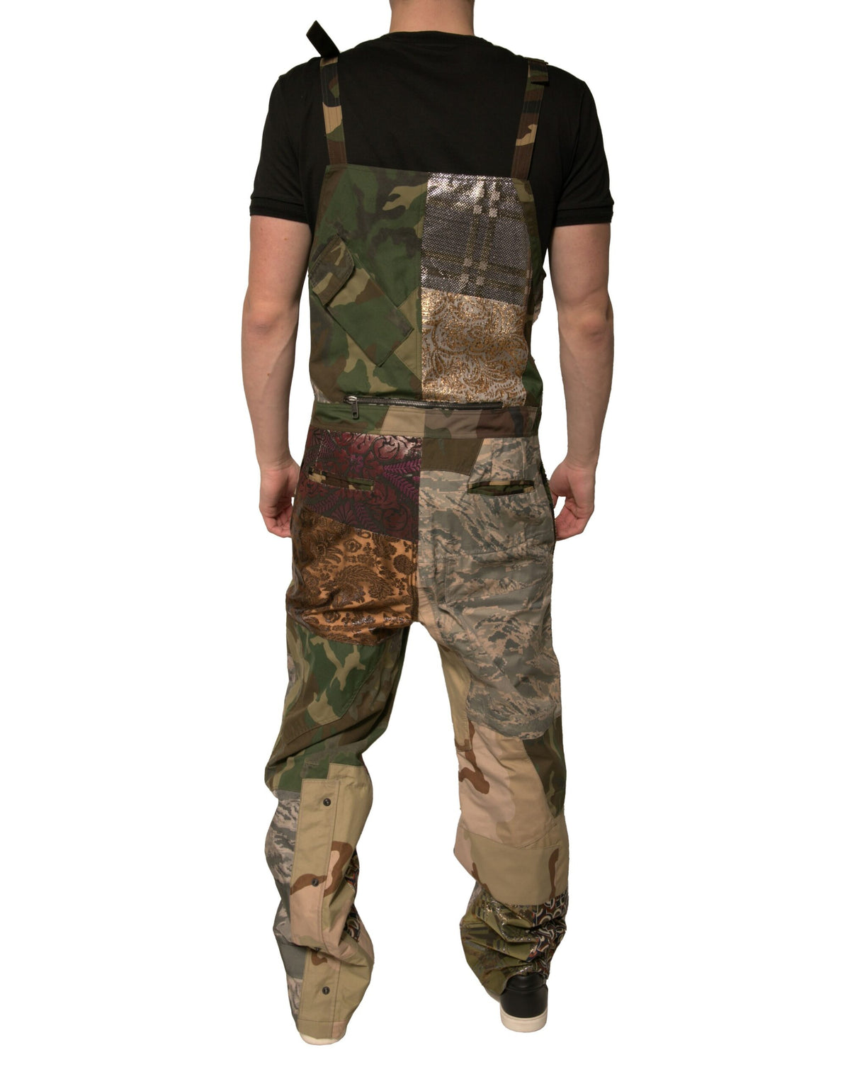 Combinaison pantalon camouflage multicolore à motifs patchwork de Dolce &amp; Gabbana