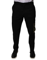 Pantalon cargo casual noir en coton pour homme de Dolce &amp; Gabbana