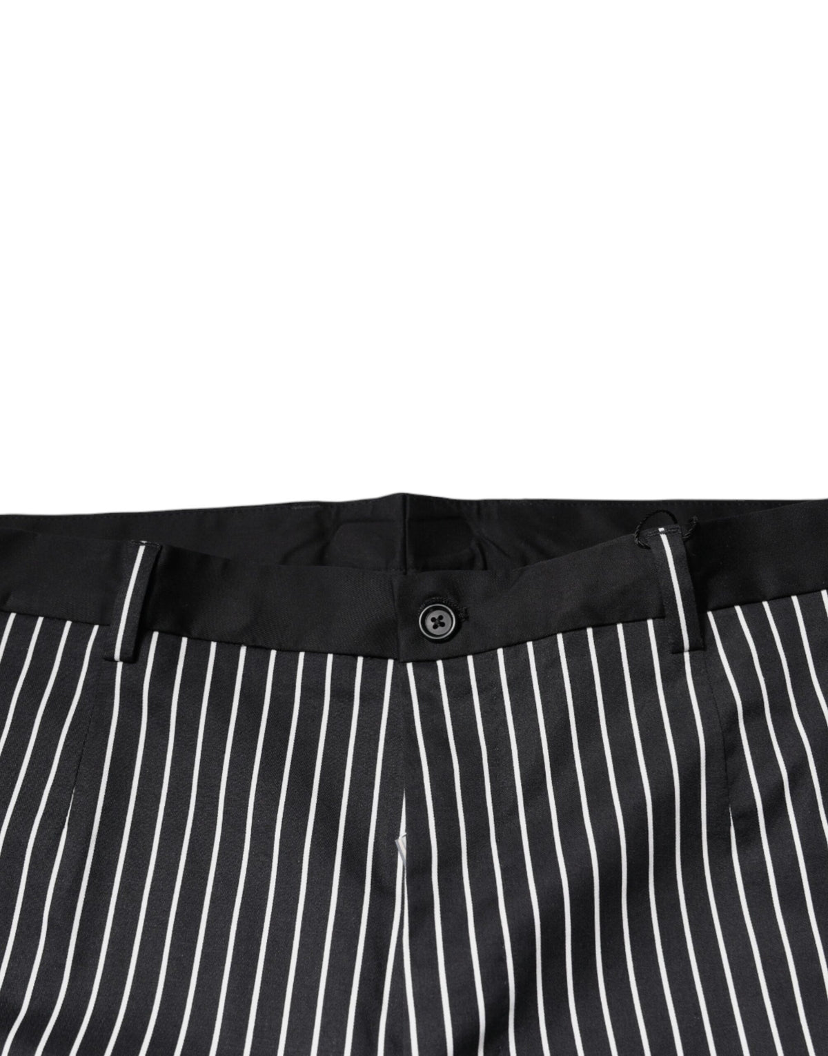 Pantalon-robe slim rayé noir Dolce &amp; Gabbana