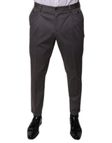 Pantalon-robe taille mi-hauteur gris foncé de Dolce &amp; Gabbana