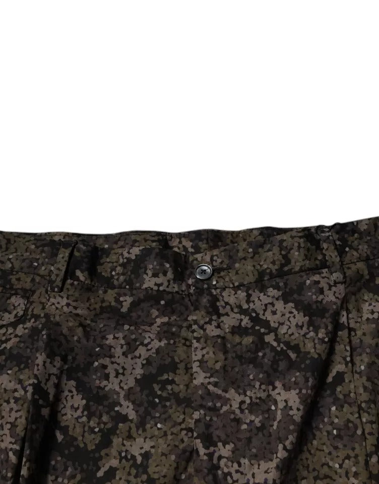 Pantalon habillé homme multicolore camouflage Dolce &amp; Gabbana