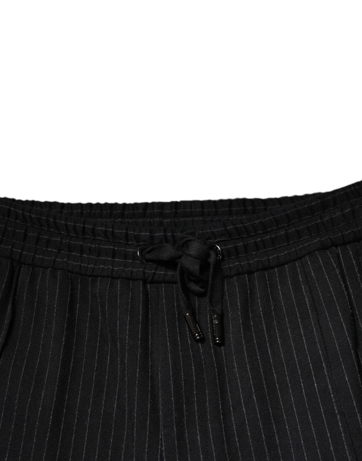 Pantalon-robe moulant en viscose à rayures noires Dolce &amp; Gabbana