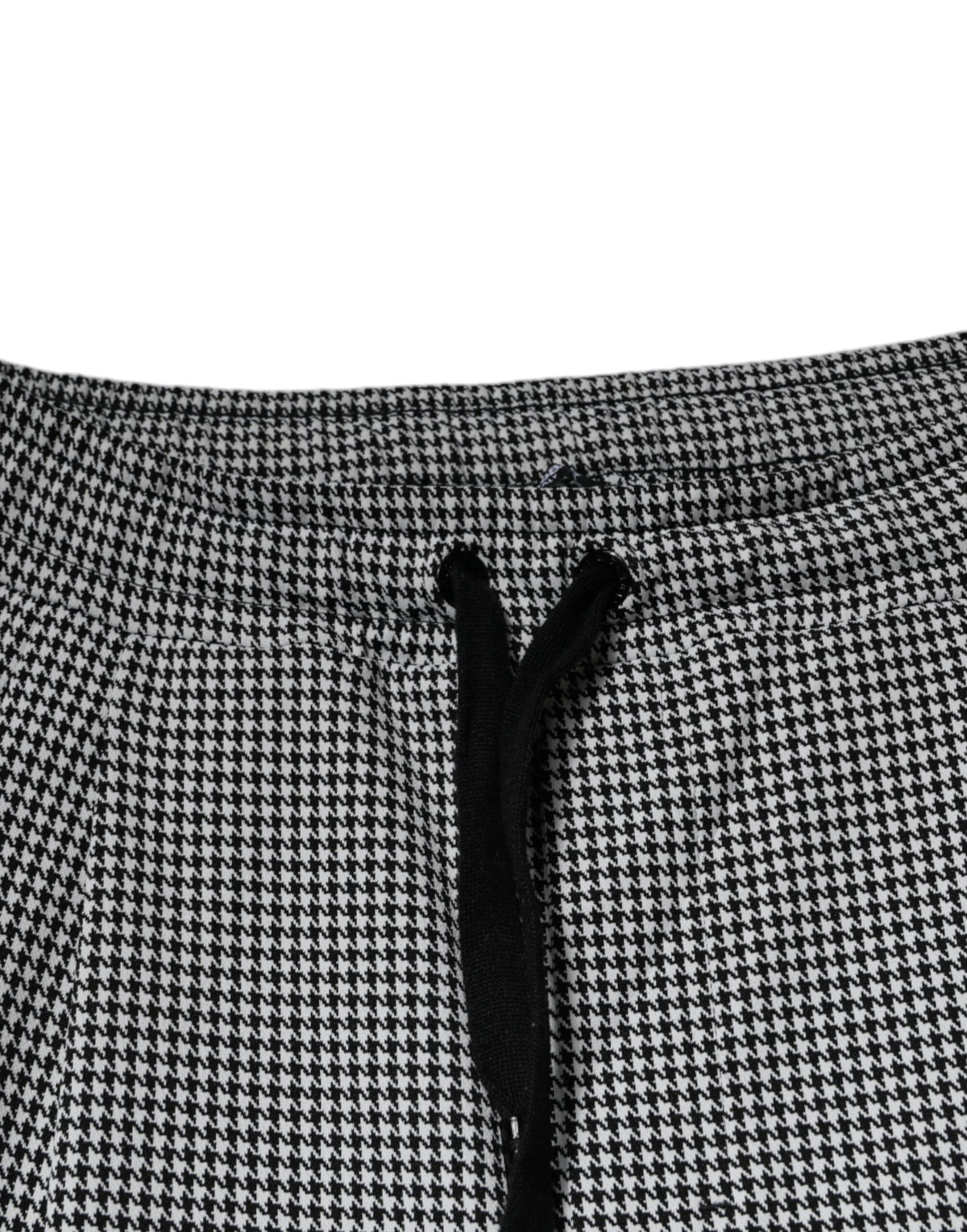Pantalon-jupette noir et blanc à carreaux pied-de-poule, Dolce &amp; Gabbana