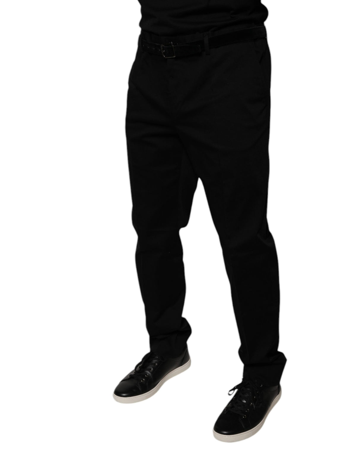 Pantalon habillé noir à coupe fuselée de Dolce &amp; Gabbana