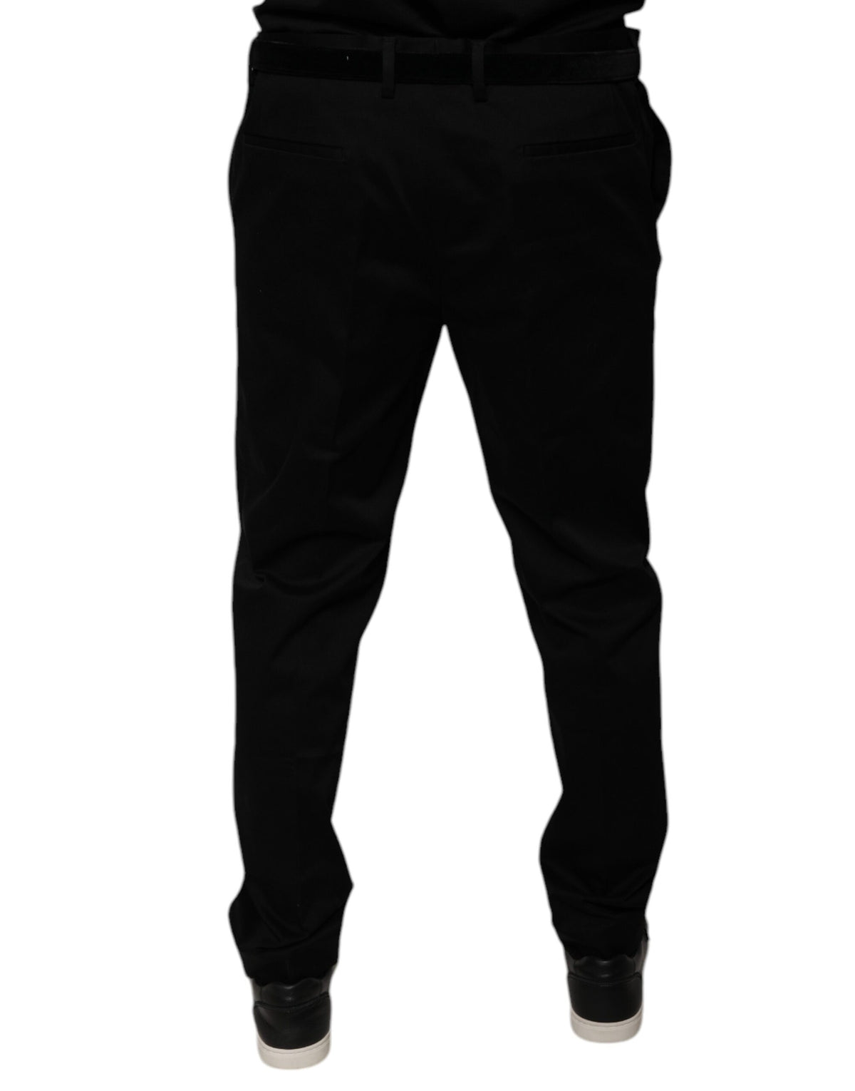 Pantalon habillé noir à coupe fuselée de Dolce &amp; Gabbana