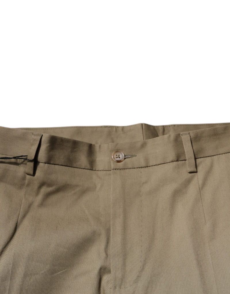 Dolce &amp; Gabbana Bruine Logo Casual Tapered Broek voor Heren