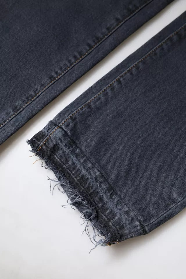 Dolce &amp; Gabbana donkergrijze katoenen skinny jeans