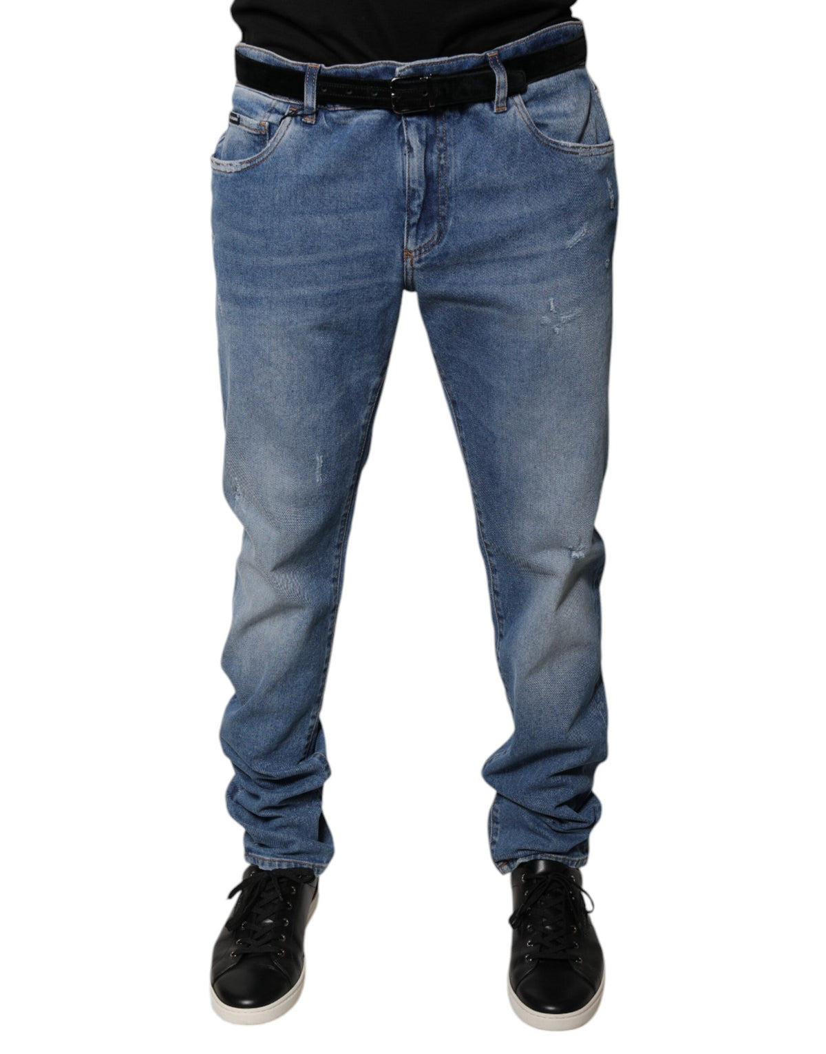 Jeans skinny en coton bleu clair pour homme de Dolce &amp; Gabbana