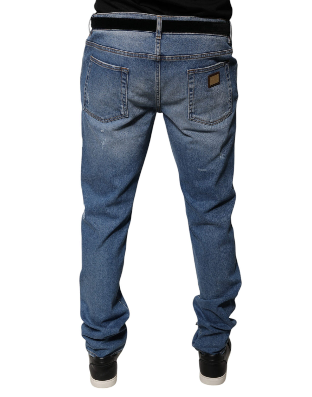 Jeans skinny en coton bleu clair pour homme de Dolce &amp; Gabbana