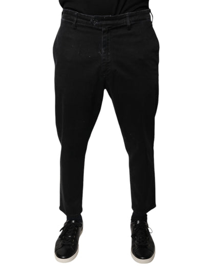Jeans Cropped en jean noir HOUSTON pour homme de Dolce & Gabbana