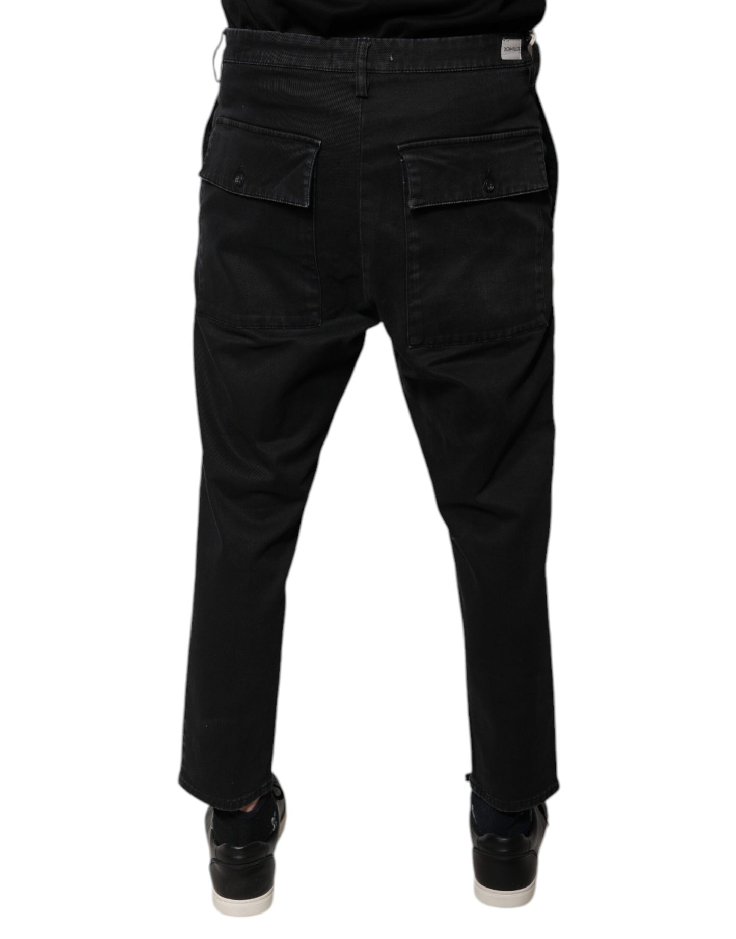 Jeans Cropped en jean noir HOUSTON pour homme de Dolce & Gabbana
