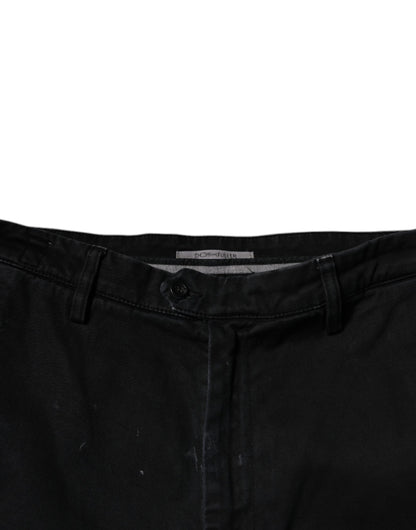 Jeans Cropped en jean noir HOUSTON pour homme de Dolce & Gabbana