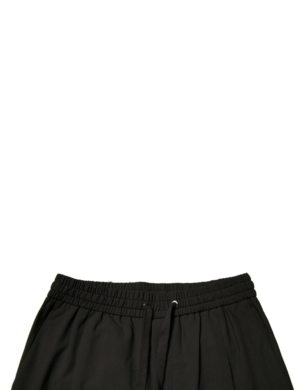 Pantalon de jogging en laine noire Dolce &amp; Gabbana