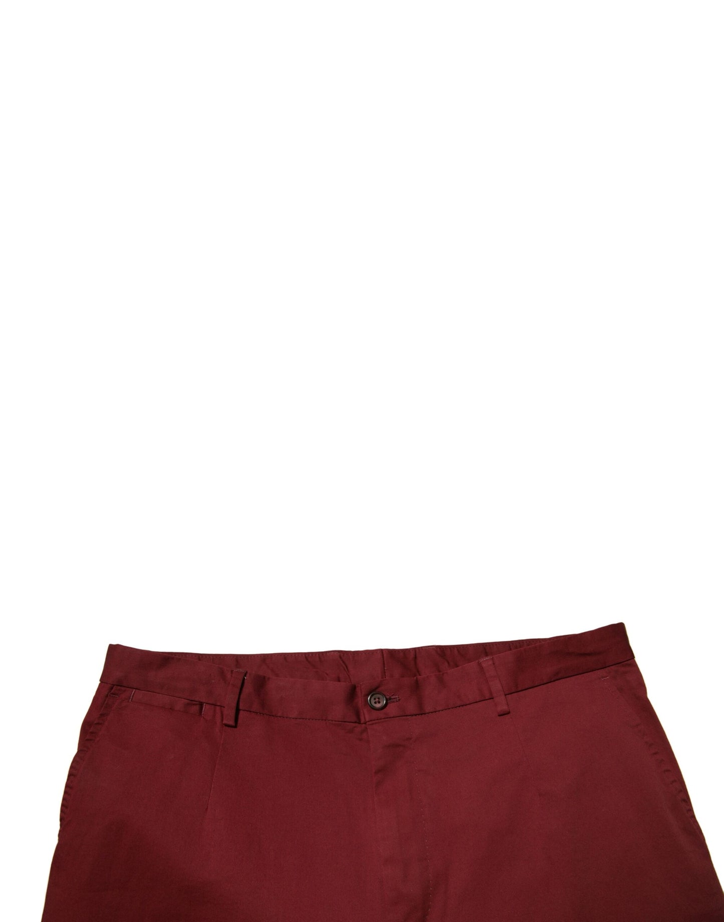 Pantalon tailleur slim en coton marron pour homme de Dolce & Gabbana