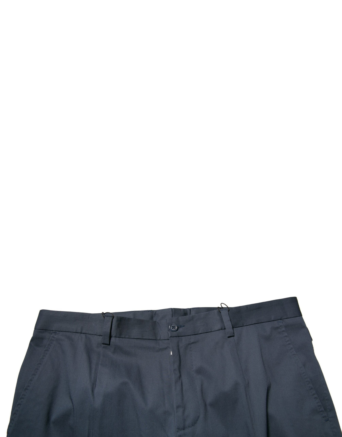 Pantalon habillé slim en coton stretch bleu foncé pour homme Dolce &amp; Gabbana