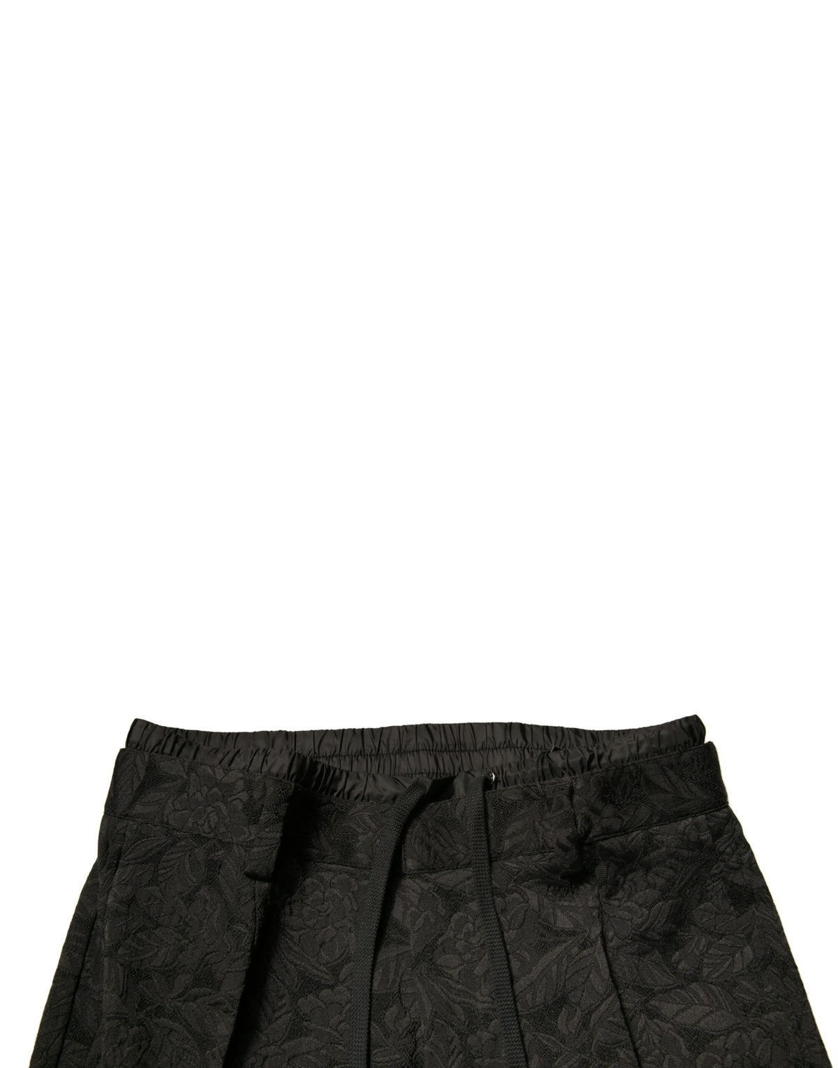 Pantalon tailleur slim pour homme en brocart de polyester noir Dolce &amp; Gabbana