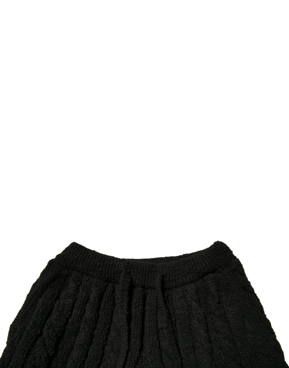 Pantalon skinny en laine noire à maille de Dolce &amp; Gabbana