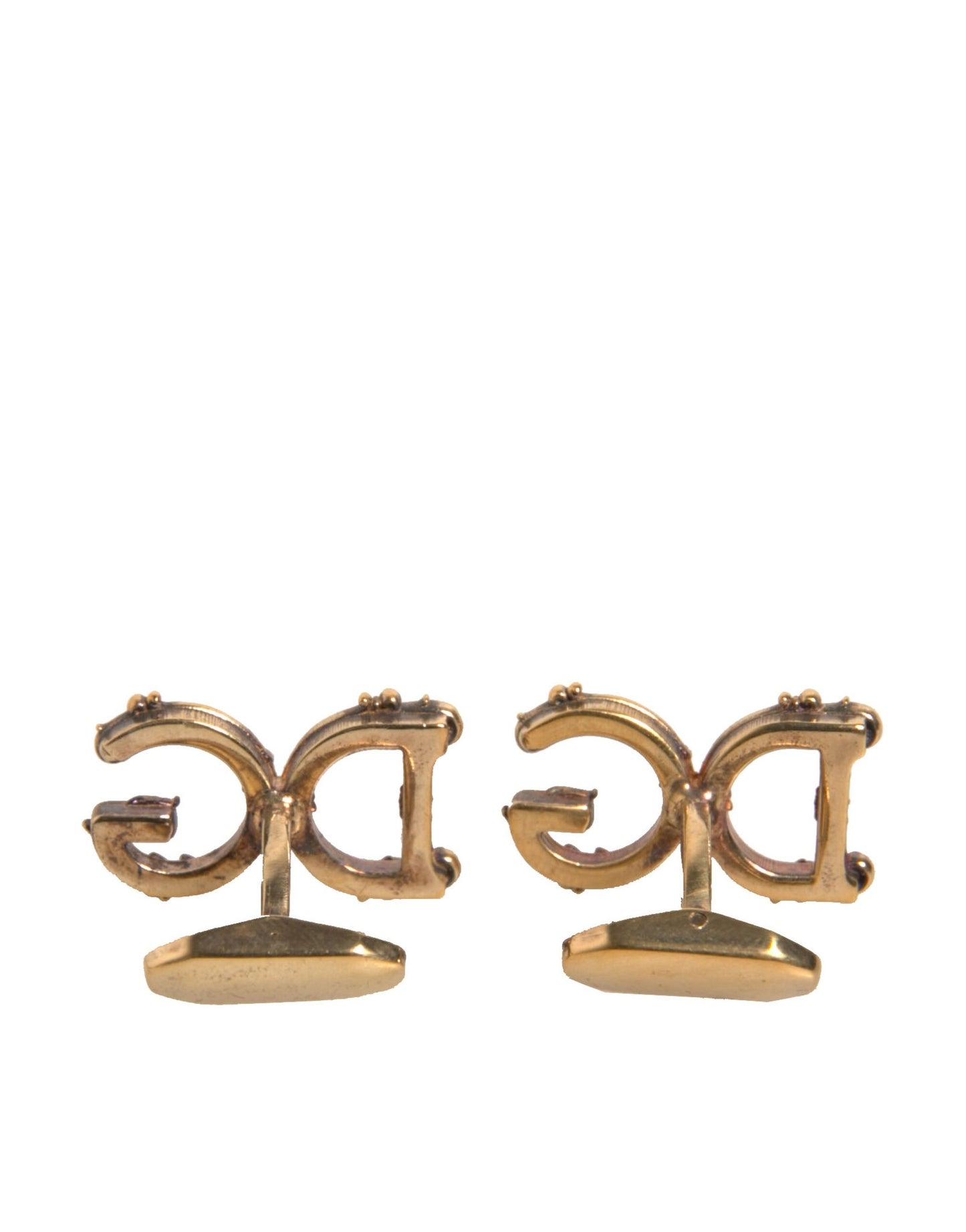 Dolce &amp; Gabbana manchetknopen met DG-logo in goudkleurig 925 sterlingzilver