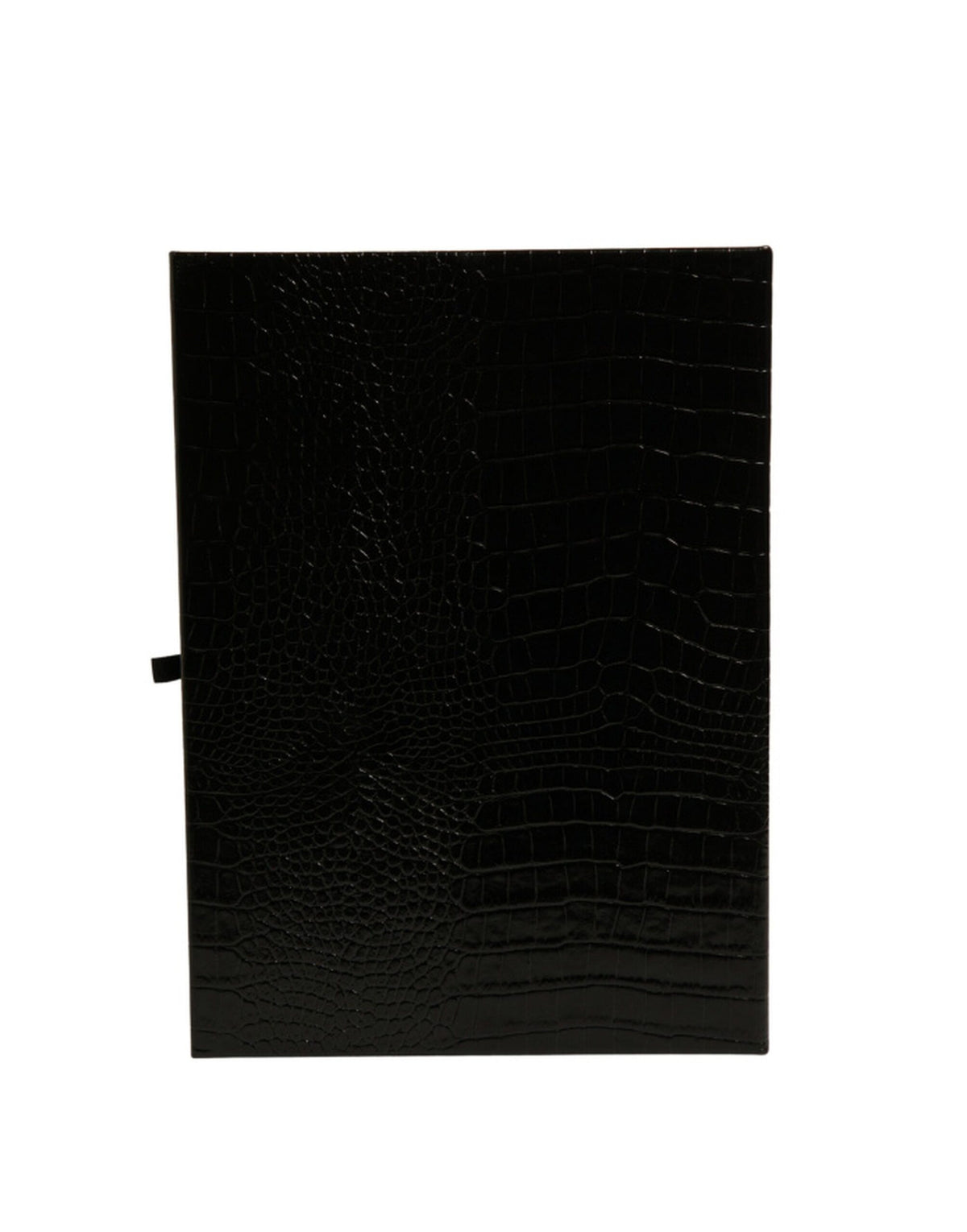 Porte-plaque élégant en cuir noir avec logo Dolce &amp; Gabbana