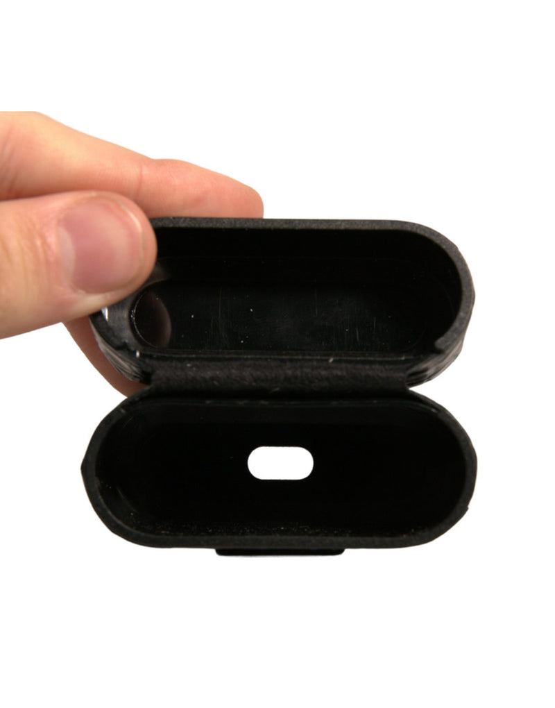 Dolce & Gabbana Black Caiman Leather Airpods Case with Logo