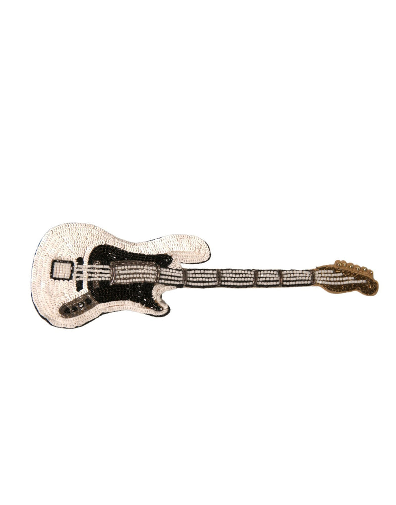 Broche en Or et Laiton Dolce & Gabbana en Forme de Guitare