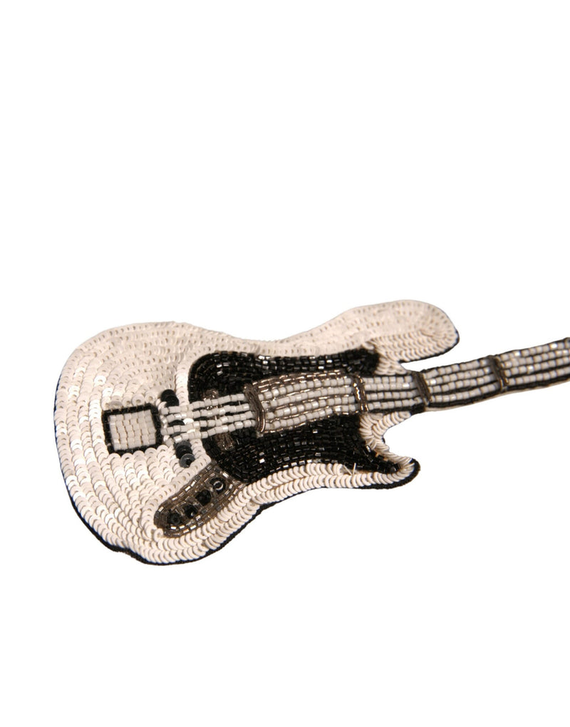 Broche en Or et Laiton Dolce & Gabbana en Forme de Guitare