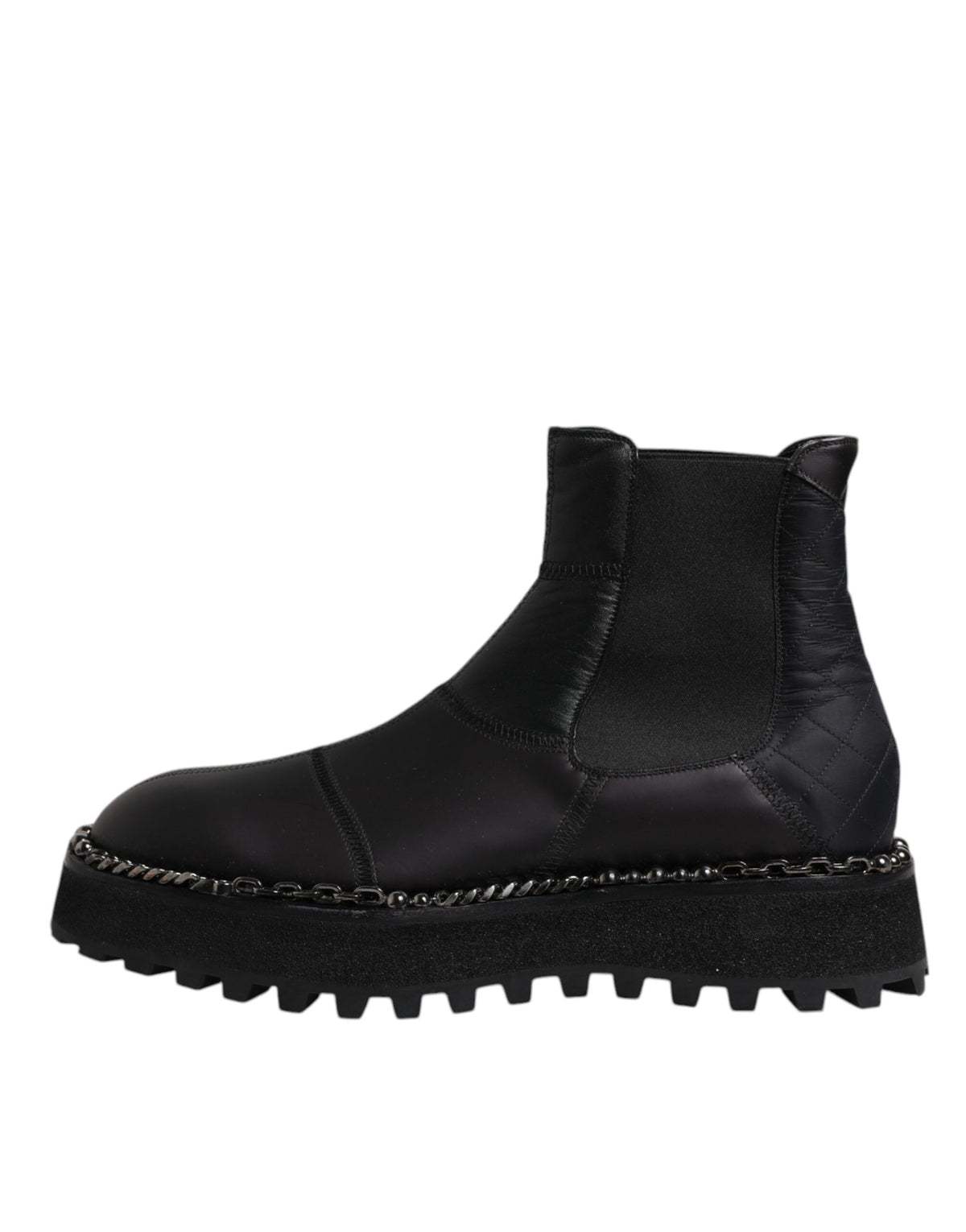 Dolce & Gabbana Black Chelsea Boots - Élégance et Confort