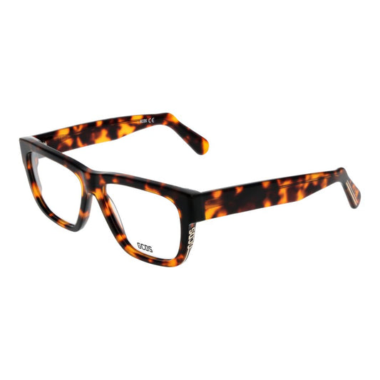 Monture de lunettes GCDS marron unisexe