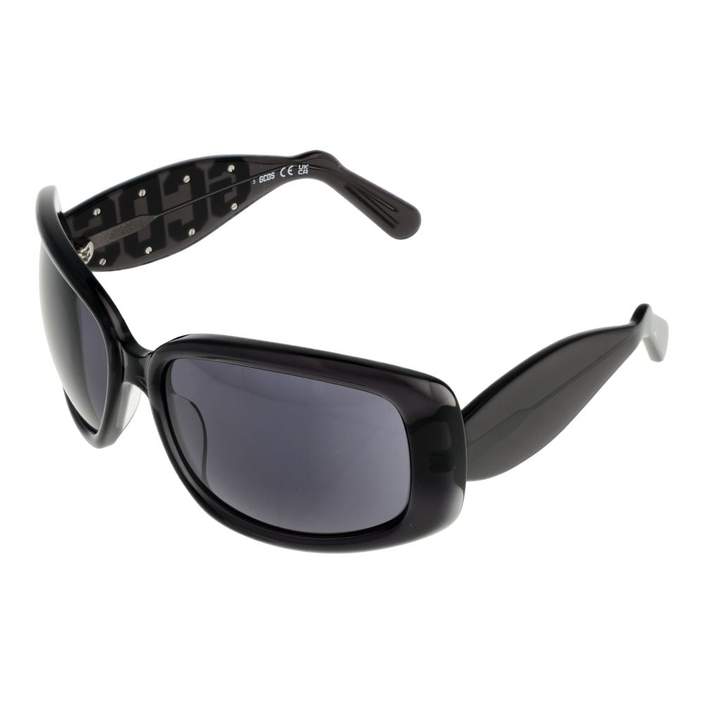 GCDS Black Unisex Sunglass - Chic Butterfly Frame