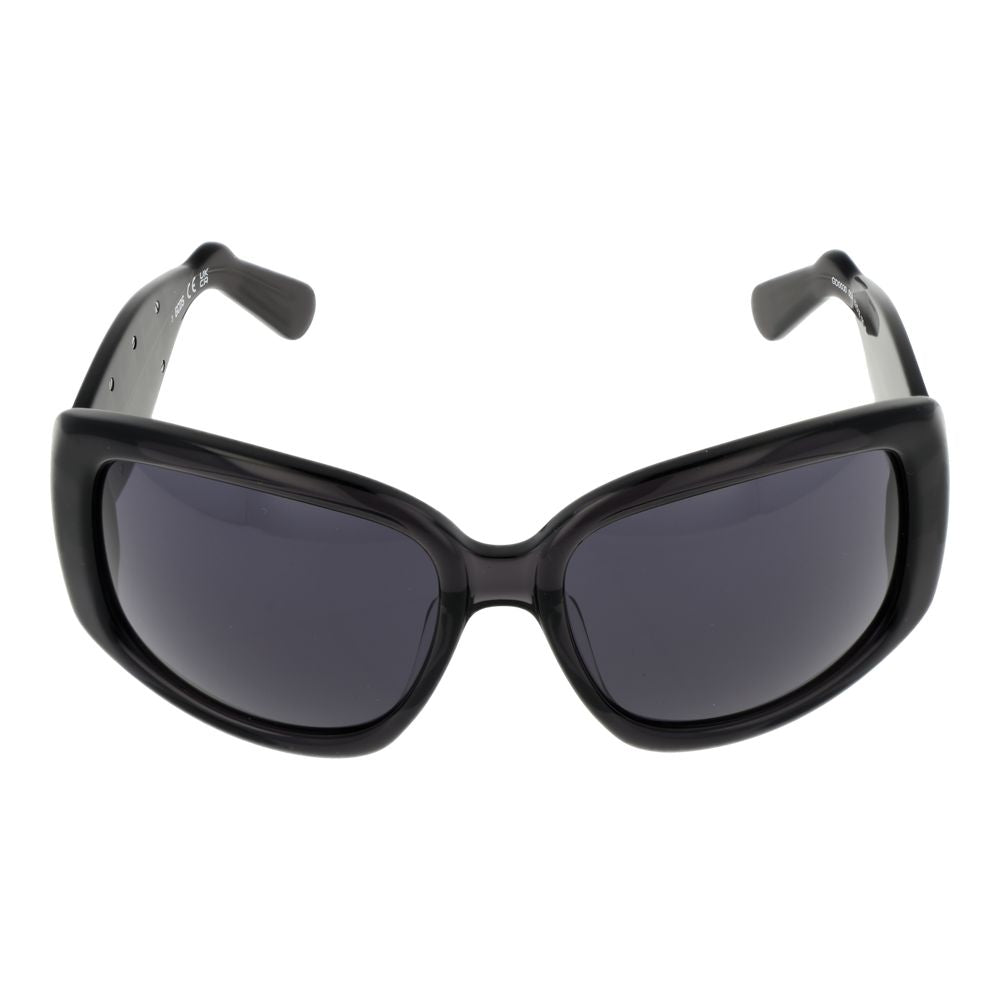 GCDS Black Unisex Sunglass - Chic Butterfly Frame