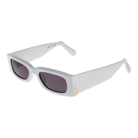 Lunettes de soleil GCDS blanches, unisexe