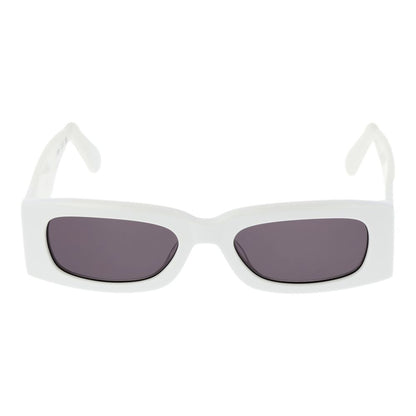 Lunettes de soleil GCDS blanches, unisexe