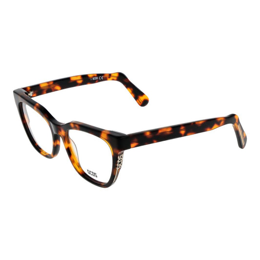 Monture de lunettes pour femme GCDS, couleur marron.