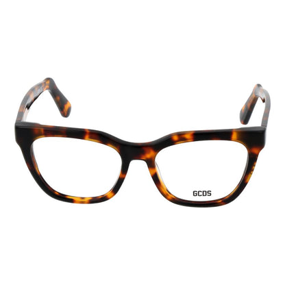 Monture de lunettes pour femme GCDS, couleur marron.
