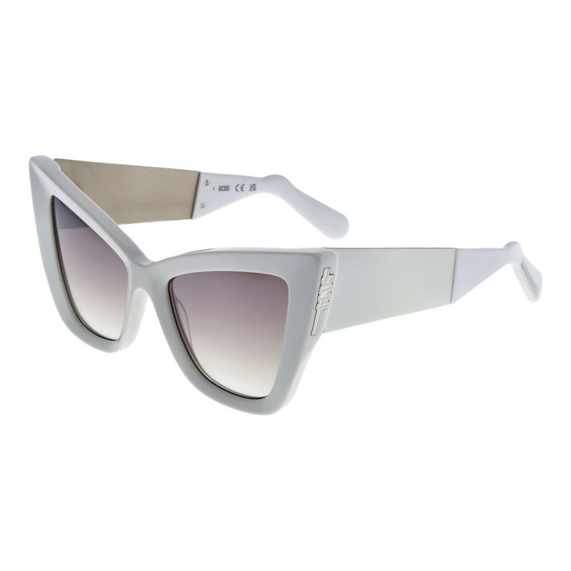 GCDS White Cat Eye Sunglasses for Women - Stylish & Protective
