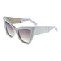 Lunettes de soleil blanches pour femmes GCDS