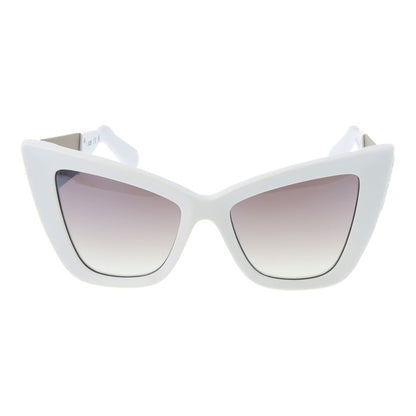 Lunettes de soleil blanches pour femmes GCDS