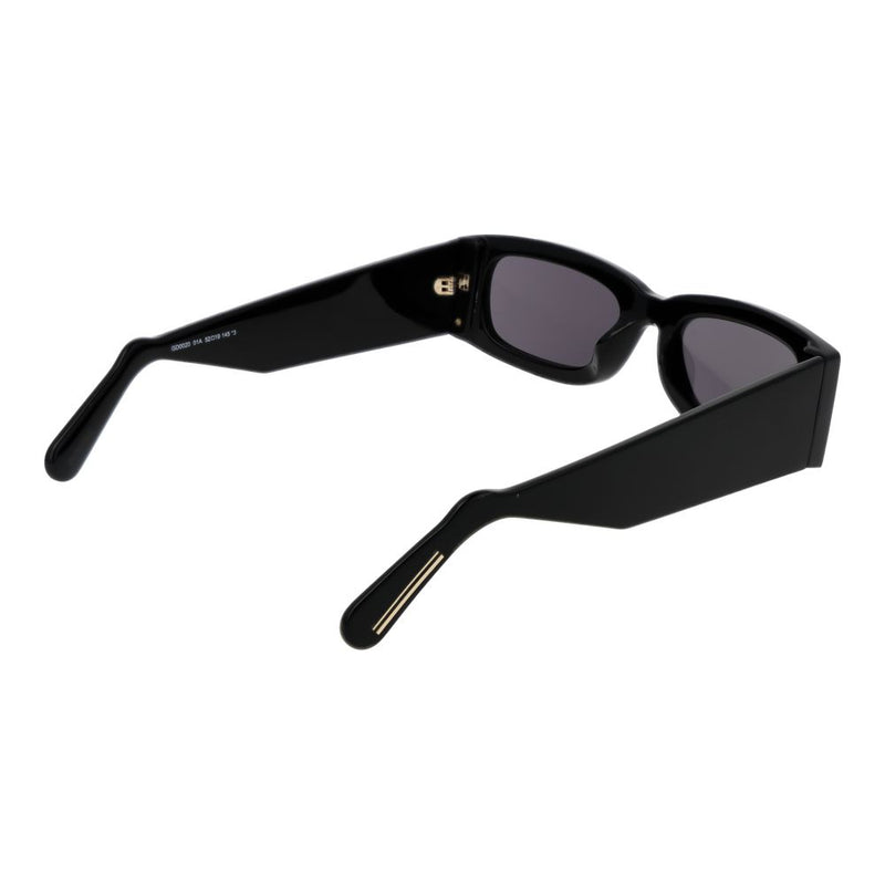 GCDS Black Unisex Sunglasses - Élégant cadre rectangulaire