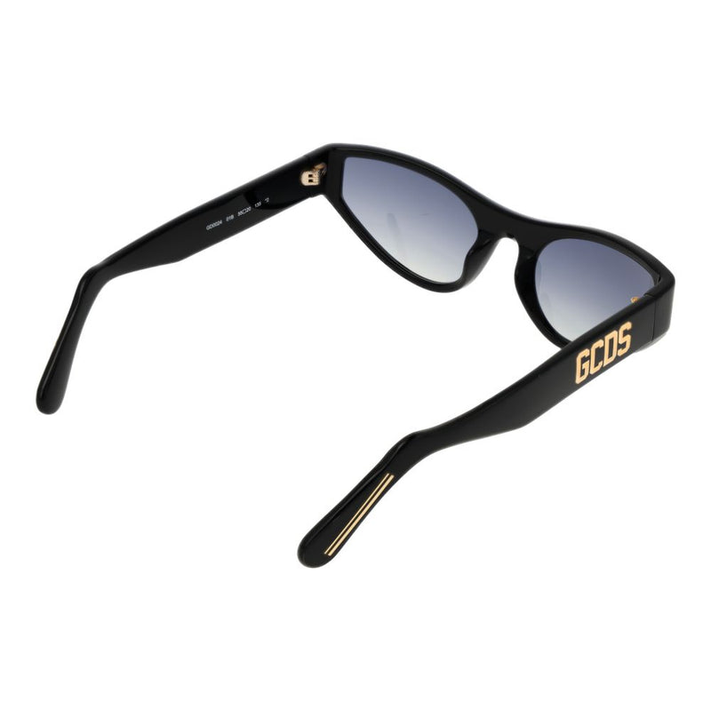 GCDS Black Unisex Cat Eye Sunglasses
