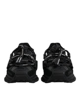Dolce & Gabbana Black Low Top Space Lace Up Sneakers