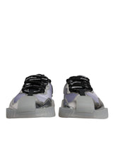 Dolce & Gabbana NS1 Low Top Sneakers en Argent et Noir