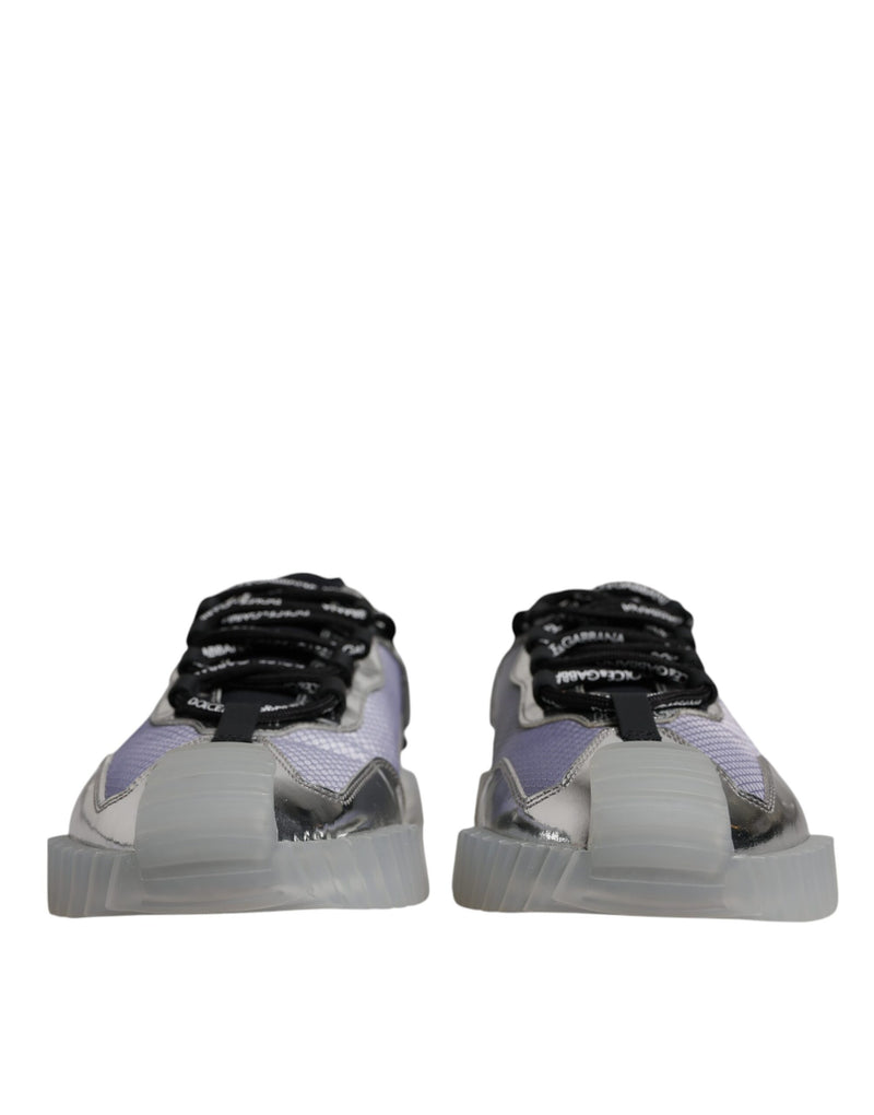 Dolce & Gabbana NS1 Low Top Sneakers en Argent et Noir